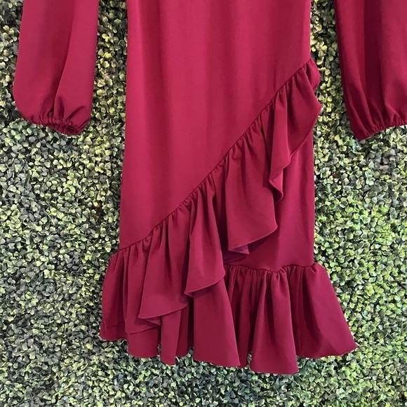 Alexia Admor Red Ruffle Dress - Picture 5 of 6